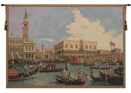 Bucintoro Venice Italian Tapestry Wall Hanging