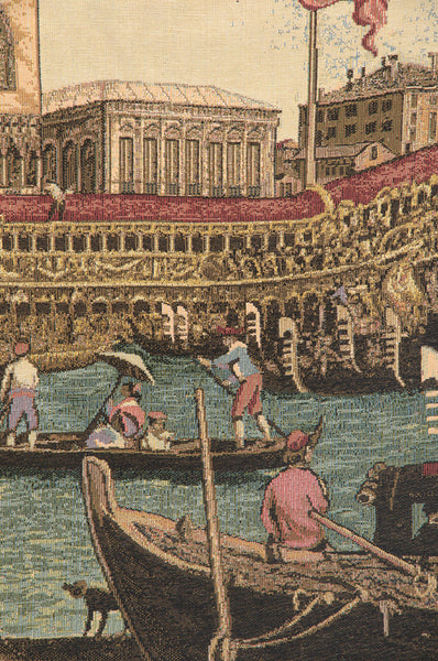Bucintoro Venice Italian Tapestry Wall Hanging