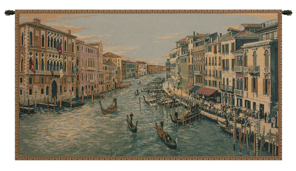 Grand Canal Italian Tapestry Wall Hanging