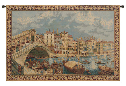 Ponte di Rialto Italian Tapestry Wall Hanging