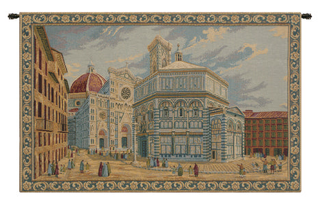 Duomo e Battistero Firenze Italian Tapestry Wall Hanging