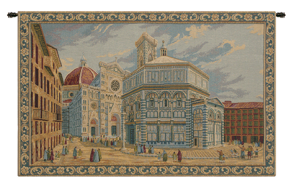 Duomo e Battistero Firenze Italian Tapestry Wall Hanging