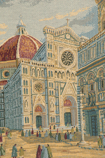 Duomo e Battistero Firenze Italian Tapestry Wall Hanging