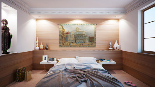 Duomo e Battistero Firenze Italian Tapestry Wall Hanging