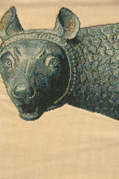 Lupa Capitolina Italian Tapestry Wall Hanging