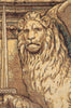 Lion with Sword Italian Tapestry Wall Hanging
