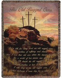 Old Rugged Cross II Tapestry Throw