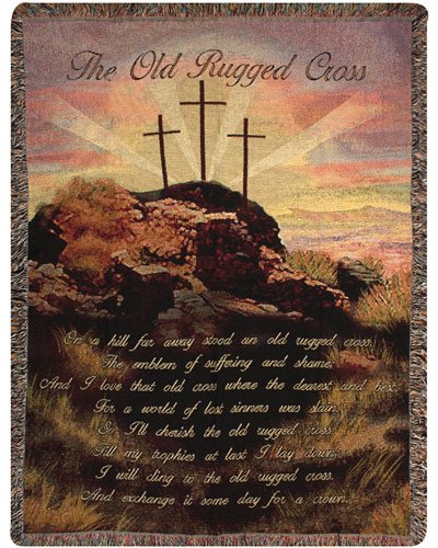 Old Rugged Cross II Tapestry Throw