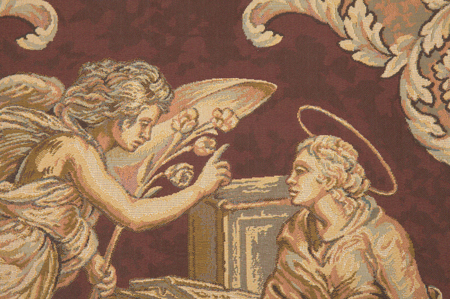 Annunciation Italian Tapestry Wall Hanging
