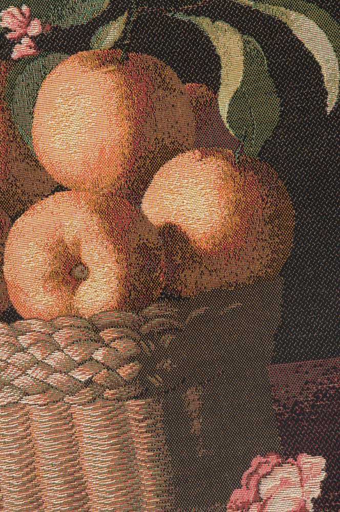 Orange Basket French Tapestry Cushion