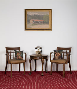 Orange Basket French Tapestry Cushion