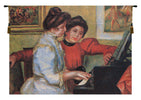 Piano Belgian Tapestry Wall Hanging