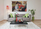 Piano Belgian Tapestry Wall Hanging