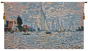 Regatta a l'argenteuil Belgian Tapestry Wall Hanging