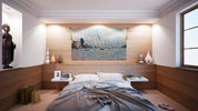 Regatta a l'argenteuil Belgian Tapestry Wall Hanging