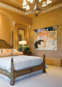 Mother and Child Belgian Tapestry Wall Hanging