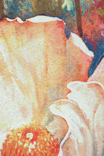 In Your Light Blue Belgian Tapestry Wall Hanging