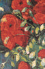 Poppy Flowers Belgian Tapestry Wall Hanging