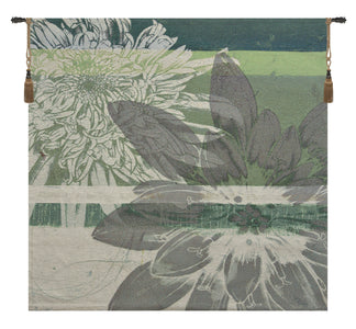 Graphic Blooms II Fine Art Tapestry