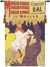 Moulin Rouge I European Tapestry by Henri de Toulouse-Lautrec