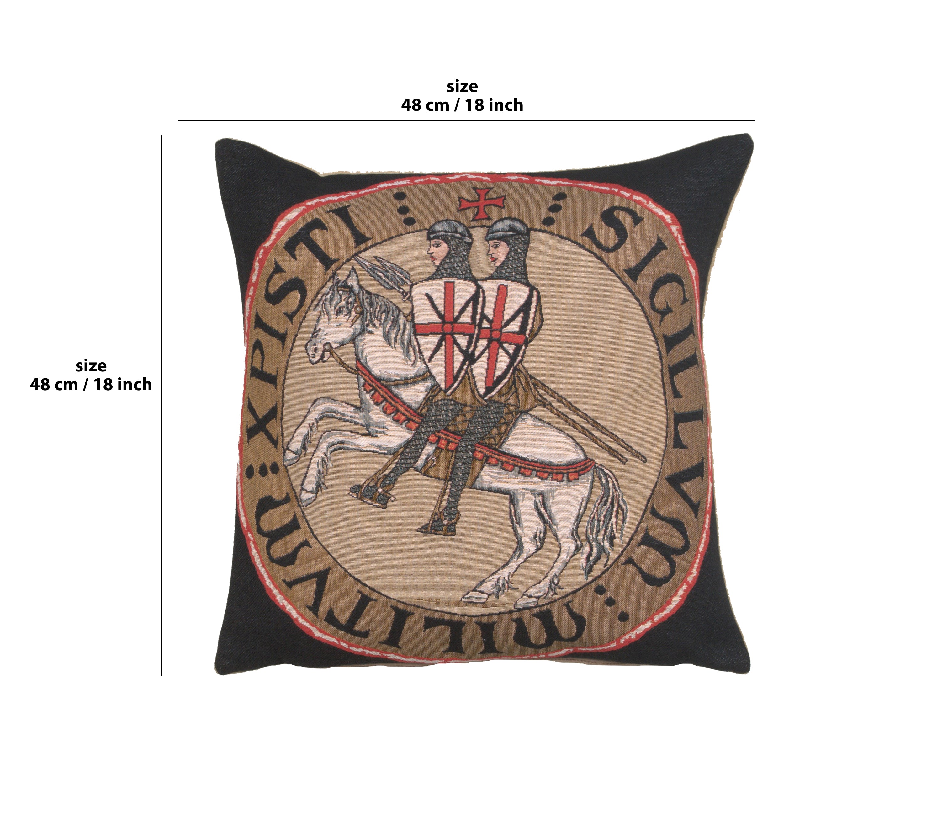 Sceau Templier I European Cushion Cover