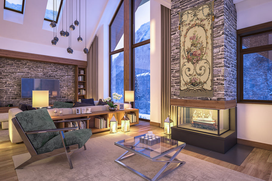 Jessica Grey Belgian Tapestry Wall Hanging