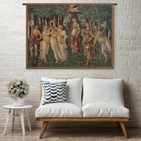 La Primavera Italian Tapestry Wall Hanging by Sandro Botticelli
