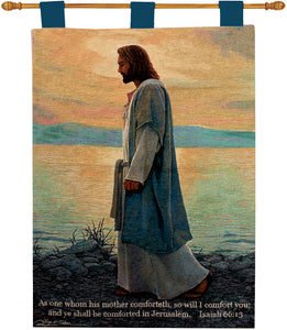 Walk With Me Fine Art Tapestry