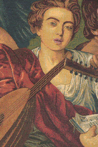 Concerto Caravaggio Italian Tapestry Wall Hanging