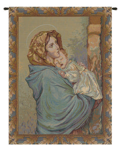 Madonna Ferruzzi Italian Tapestry Wall Hanging