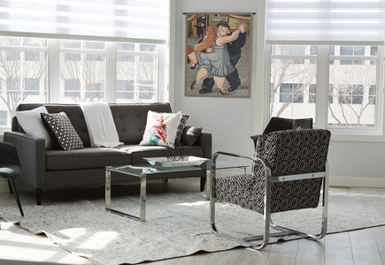 Botero Blu Italian Tapestry Wall Hanging