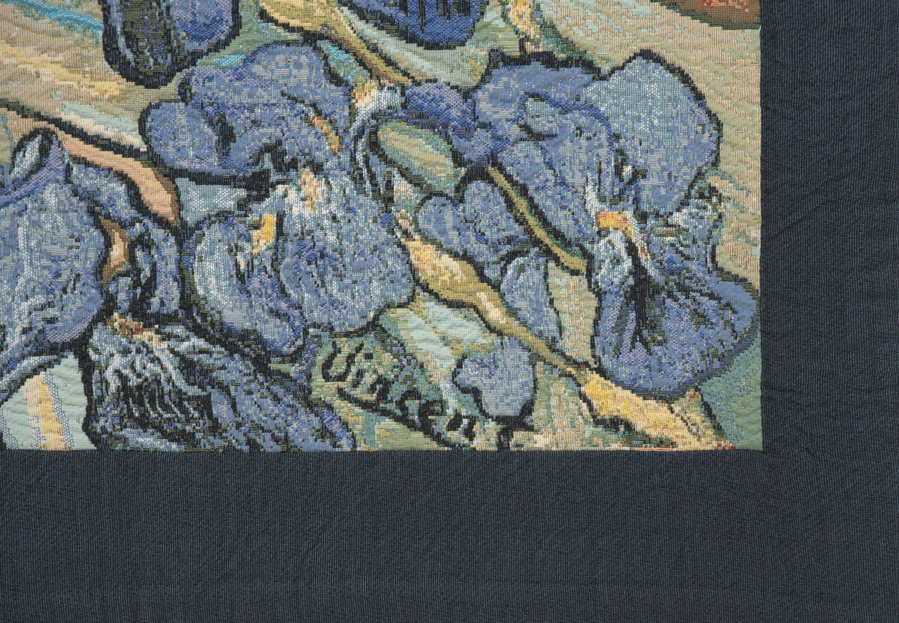 Iris by Van Gogh Italian Tapestry Wall Hanging