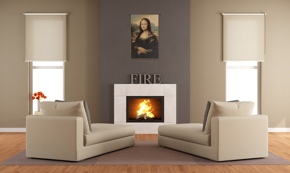 The Mona Lisa Italian Tapestry Wall Hanging