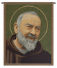 San Pio Father Pio III Italian Tapestry Wall Hanging