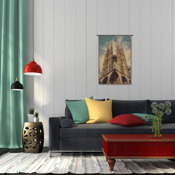 The Holy Family Italian Tapestry Italian Tapestry Wall Hanging