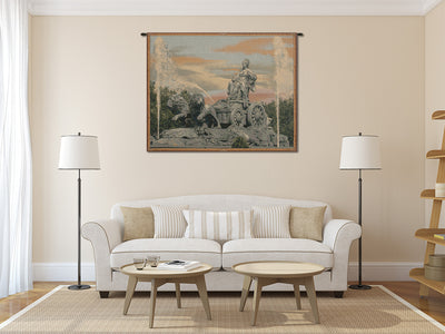 Cibele Madrid Fountain Italian Tapestry Wall Hanging