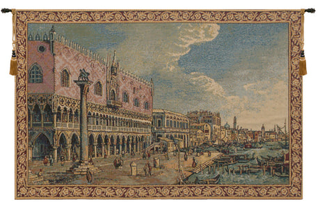 Riva Degli Schiavoni Small Italian Tapestry Wall Hanging
