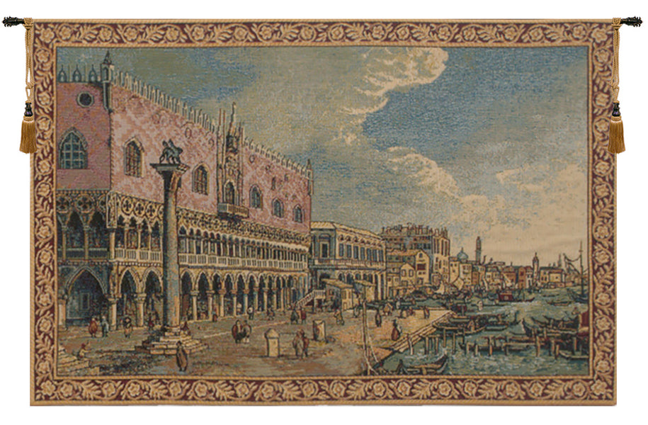 Riva Degli Schiavoni Small Italian Tapestry Wall Hanging
