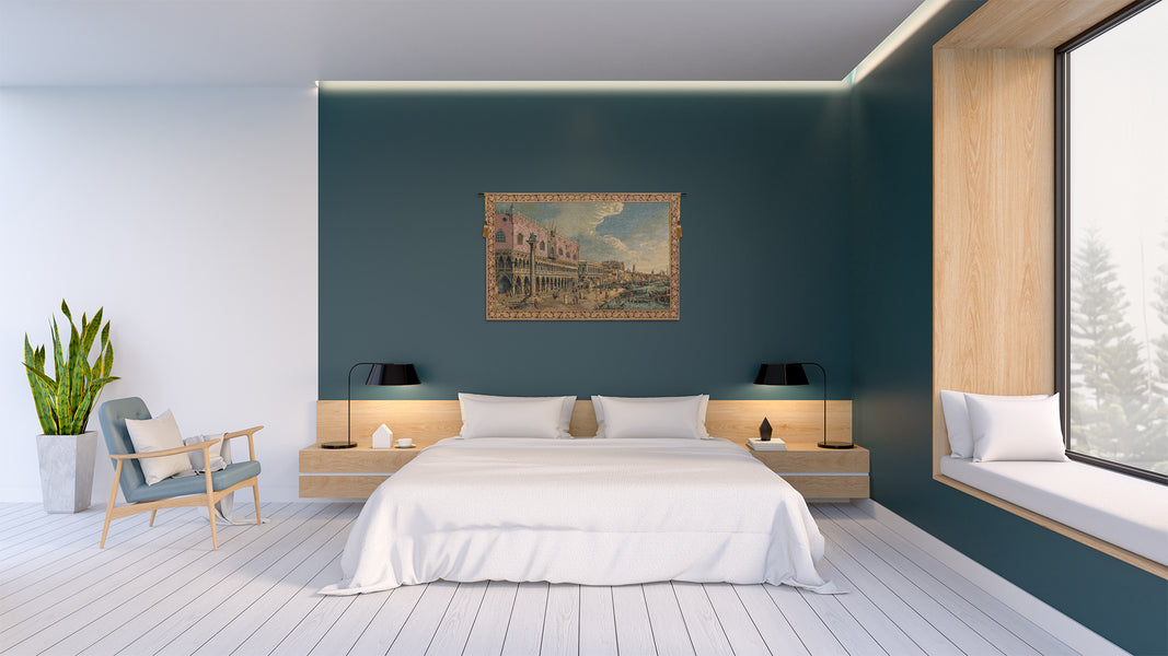 Riva Degli Schiavoni Small Italian Tapestry Wall Hanging