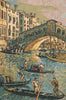 The Rialto Bridge Grand Canal Small Italian Tapestry Wall Hanging