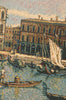 The Rialto Bridge Grand Canal Small Italian Tapestry Wall Hanging