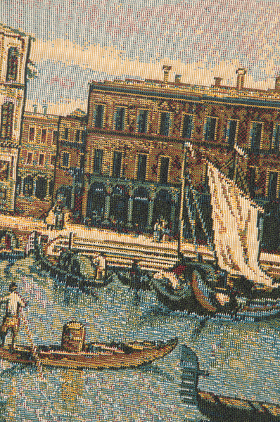 The Rialto Bridge Grand Canal Small Italian Tapestry Wall Hanging