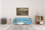 The Rialto Bridge Grand Canal Small Italian Tapestry Wall Hanging