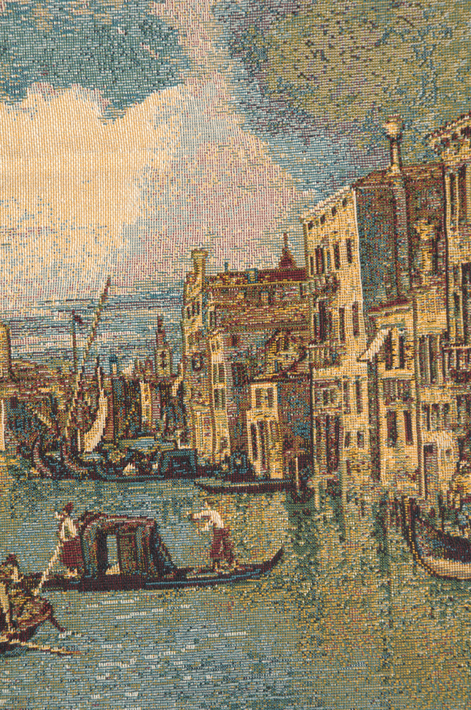 Saint Mary of Health and the Grand Canal Horizontal Small Italian Tapestry Wall Hanging