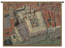 Venice from Above Italian Tapestry Wall Hanging