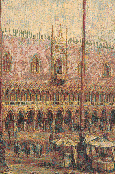 Palazzo Ducale and San Marco Italian Tapestry Wall Hanging