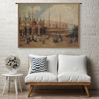 Palazzo Ducale and San Marco Italian Tapestry Wall Hanging by Alessia Cara