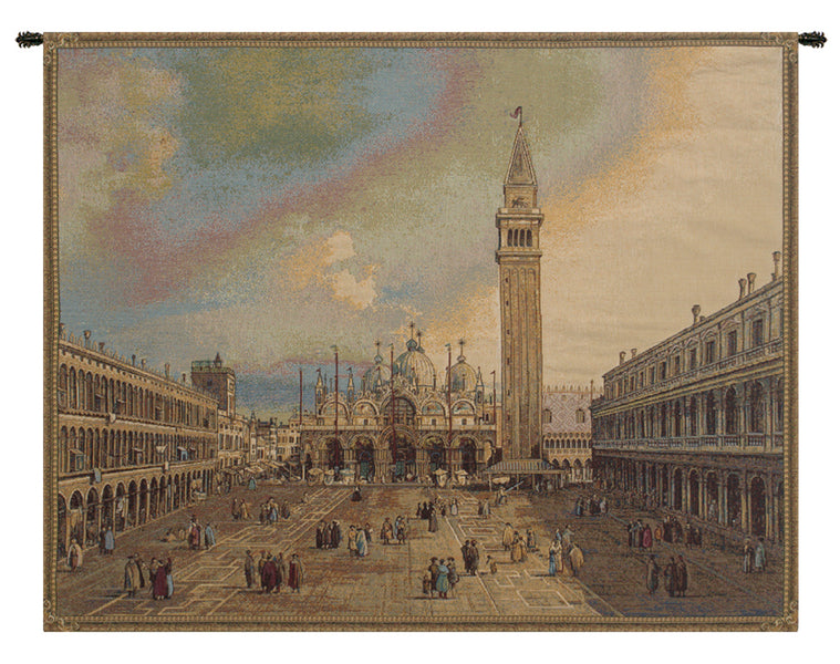 San Marco Square Italian Tapestry Wall Hanging