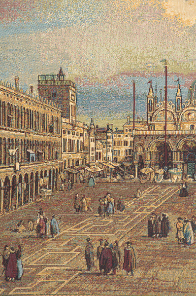 San Marco Square Italian Tapestry Wall Hanging