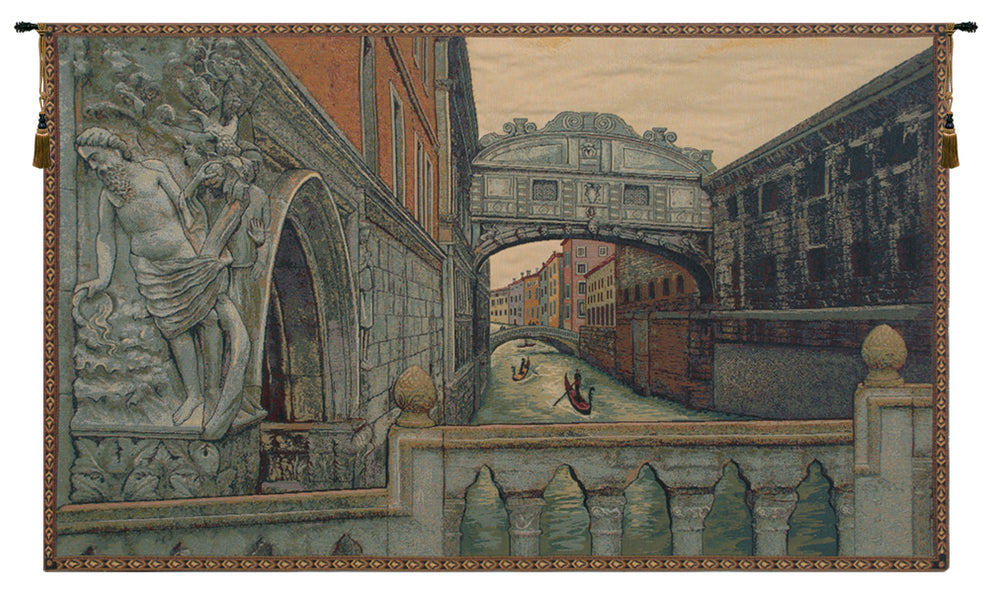 Bridge of Sighs II Italian Tapestry Wall Hanging